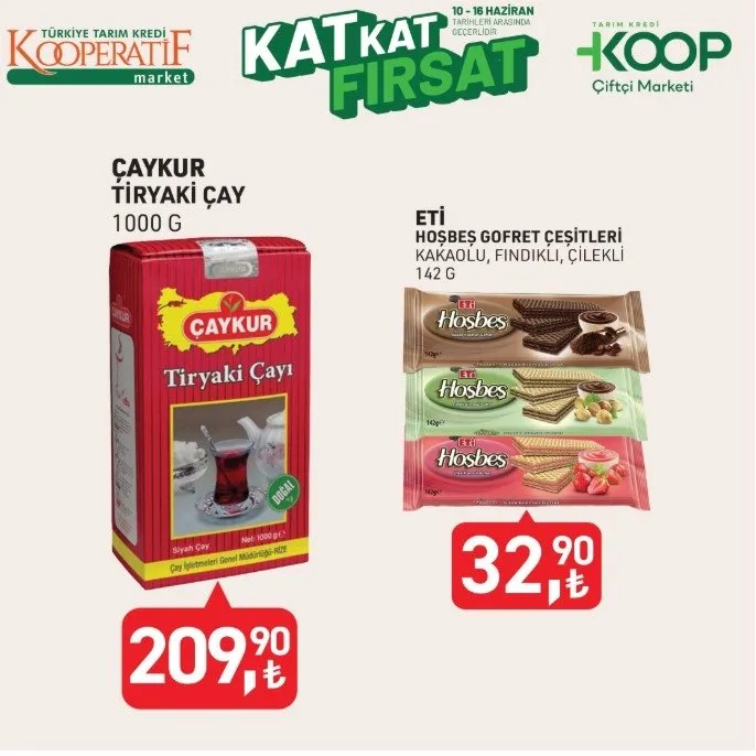 Tarım Kredi Aktüel bugün satışta! Kağıt havlu, salça, somon... 16 Haziran'a kadar geçerli!