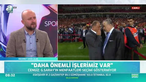 Uluç'tan Galatasaray Başkanı Mustafa Cengiz'e flaş eleştiri! 