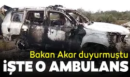 Milli Savunma Bakanı Hulusi Akar duyurmuştu... İşte o ambulans