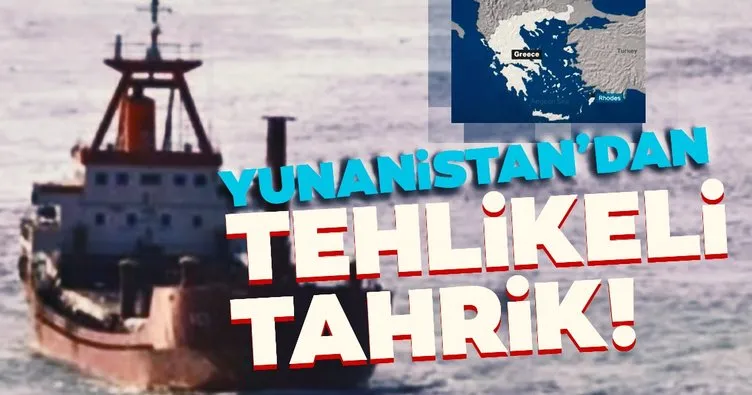 Son dakika haberi: Yunanistan’dan tehlikeli tahrik! Türk kargo gemisinin önünü kesmeye çalıştı