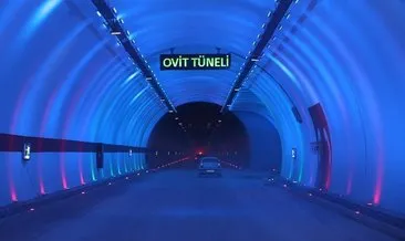 Ovit Tüneli ile yılda 15,5 milyon lira tasarruf sağlanıyor