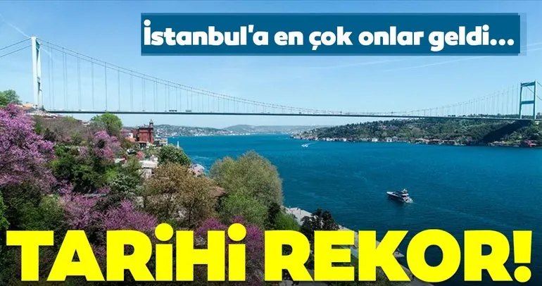 İstanbul’a 5 ayda 5,4 milyon turist geldi