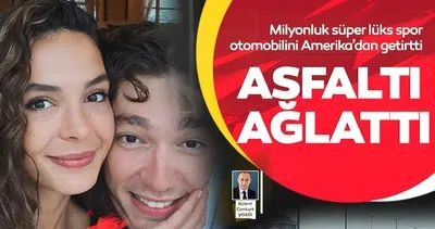 ’Destan’ın Akkız’ı Ebru Şahin ile evlenecek olan Cedi Osman milyonluk süper lüks spor otomobilini Amerika’dan getirtti! Cedi asfaltı ağlattı İstanbul’u turladı