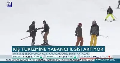 Kış turizmine yabancı ilgisi artıyor!