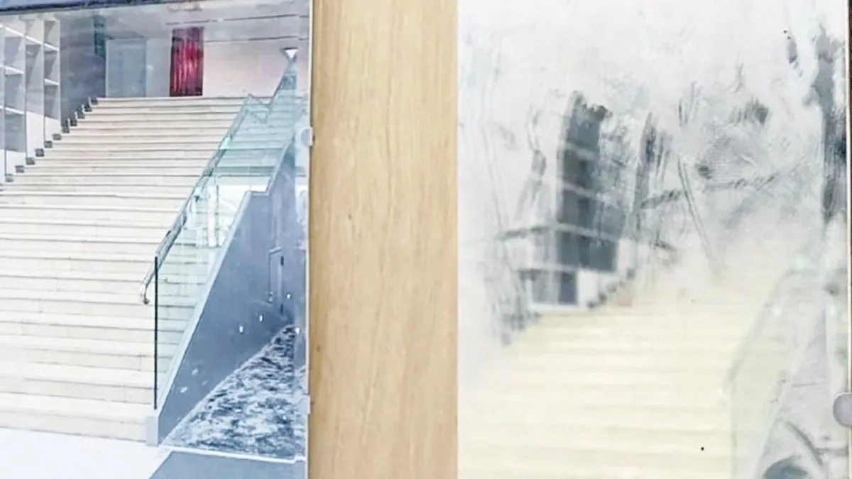 Temizlik görevlisi sanat eserini yok etti