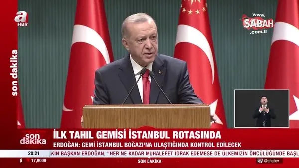 Başkan Erdoğan: Tahıl krizi gayretlerimizle aşıldı | Video