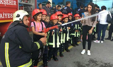Minik mucitler itfaiyeci oldu