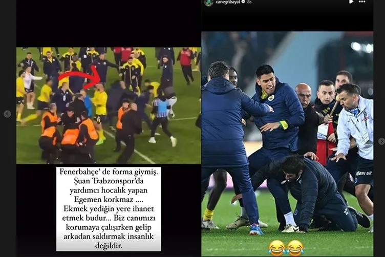 Egemen Korkmaz'dan İrfan Can Eğribayat'a yumruk! O anları paylaştı...