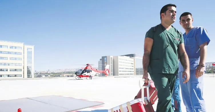 Şehir Hastanesi’ne ambulans helikopterle ilk organ transferi