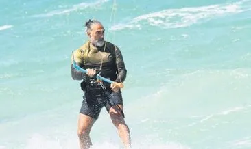 Bayraktar’ın kitesurf tutkusu