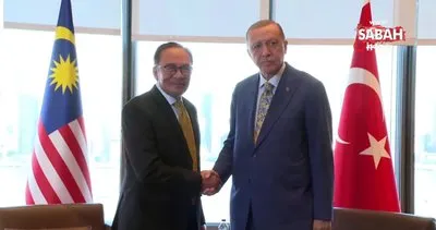 Başkan Erdoğan, Malezya Başbakanı İbrahim’i kabul etti | Video
