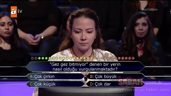 30.000 TL. bu soruda kaçtı! Kim Milyoner Olmak İster 831. bölüm soru ve cevapları