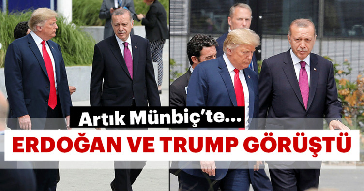 Son Dakika: Erdoğan ve Trump görüştü