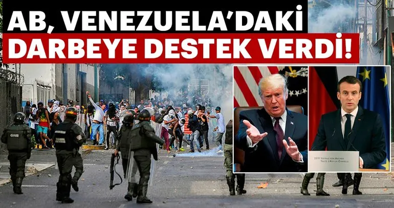 AB’den Venezuela’daki darbeye destek!