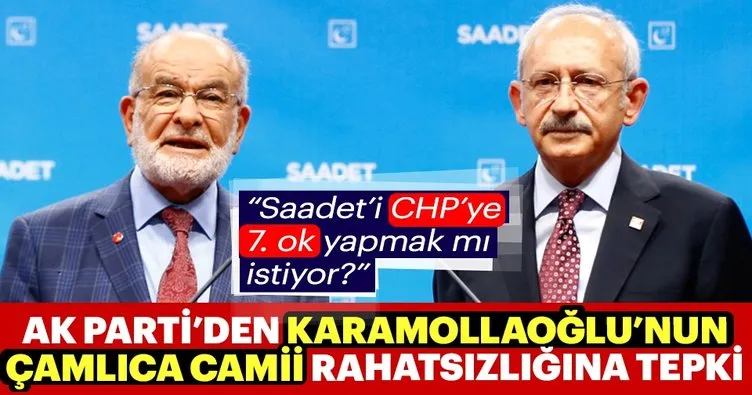 Karamollaoğlu'nun Çamlıca Camii rahatsızlığına AK Parti'den sert tepki