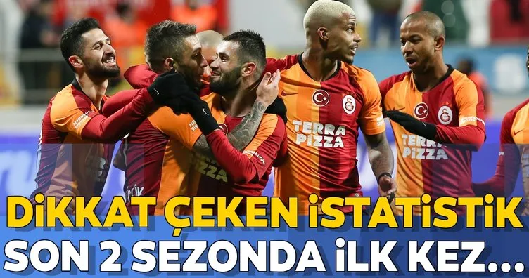 Galatasaray’da çarpıcı istatistik! Son iki sezonda ilk kez...