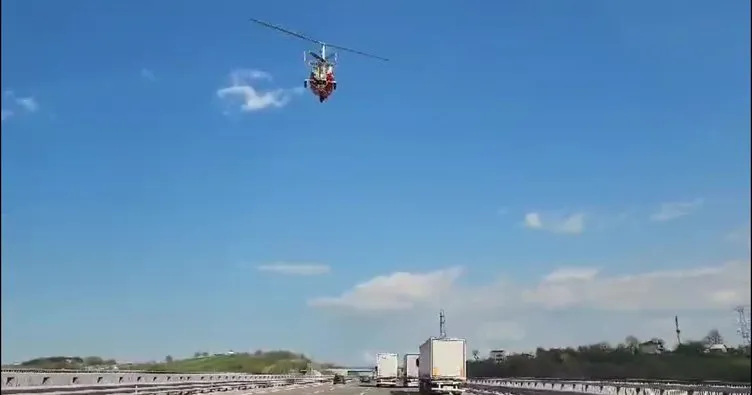 Kocaeli’de havadan “Cayrokopter’ ile denetim gerçekleştirildi