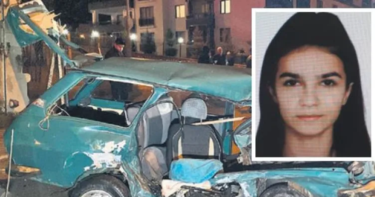 Genç kız kaza kurbanı oldu