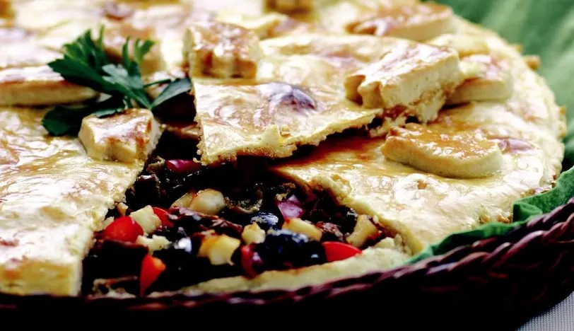 Kurutulmuş Domates ve Peynirli Pay