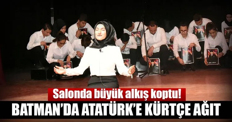 Batman’da Atatürk için Kürtçe ağıt
