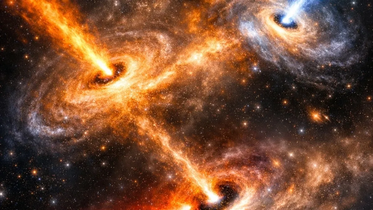 Radyo parlaklığıyla aydınlanan nadir galaksi üçlüsü keşfedildi! - Haberler - Teknokulis