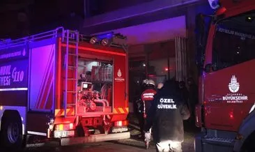 Dolapdere sanayi sitesinde yangın: 1 kişi öldü
