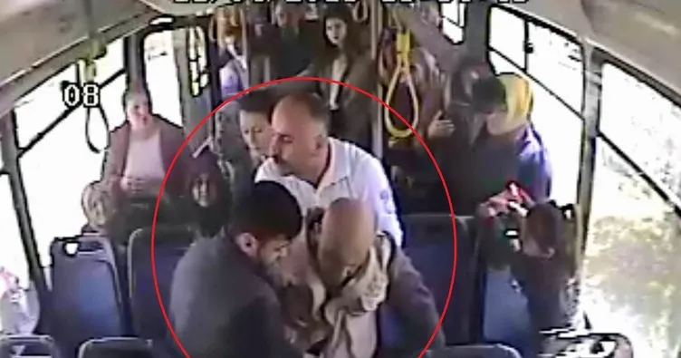 Samsun’da rahatsızlanan kişi halk otobüsüyle hastaneye götürüldü