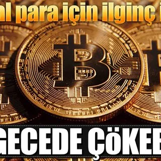 Bitcoin bir gecede çökebilir