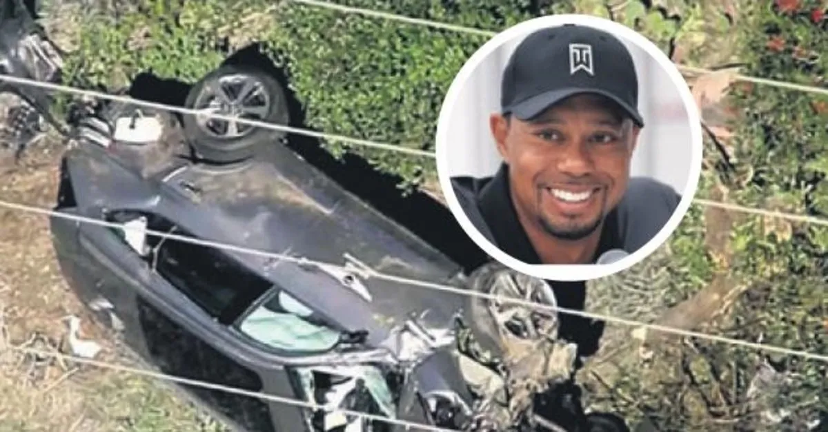 Tiger Woods’un aracı takla attı