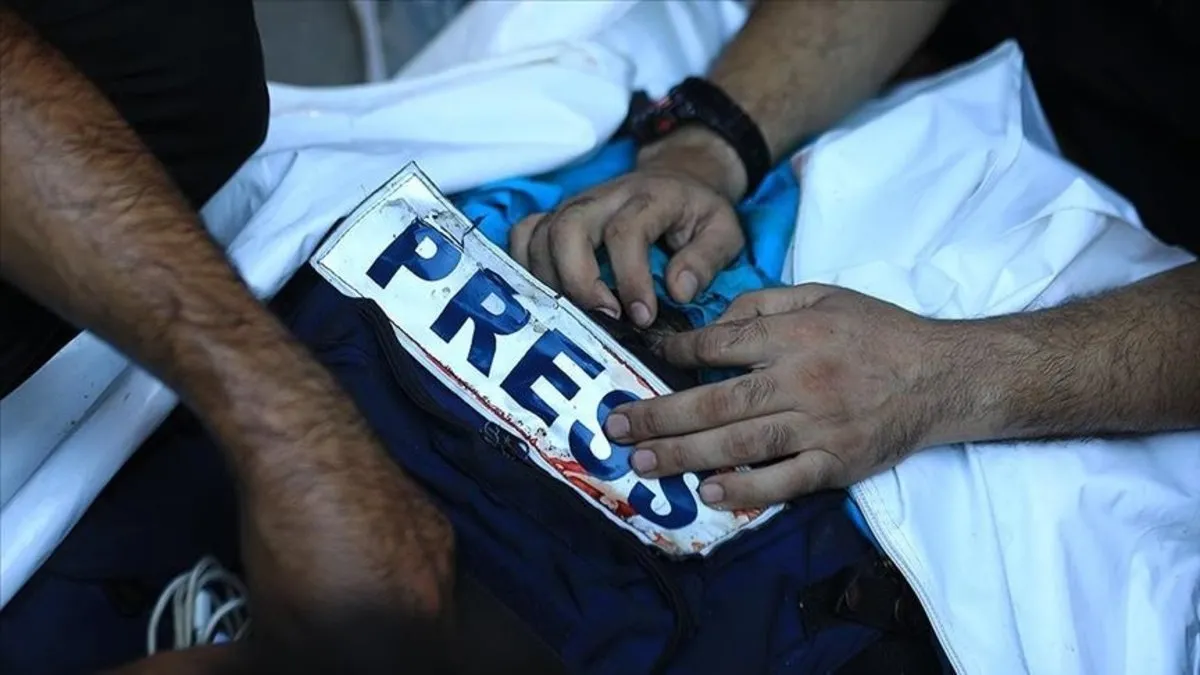 İsrail’in öldürdüğü gazetecilerin sayısı 166’ya yükseldi İsrail’in öldürdüğü gazetecilerin sayısı 166’ya yükseldi