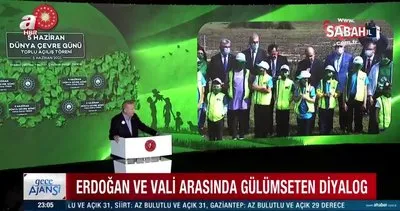 Başkan Erdoğan ile Vali arasında gülümseten diyalog | Video