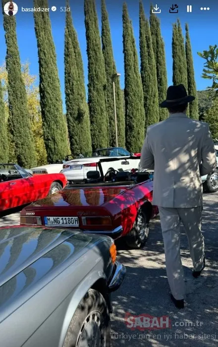 Gözde çift Kıvanç Tatlıtuğ ile Başak Dizer Toskana’da klasik araba deneyimi! Bugünü asla unutamam