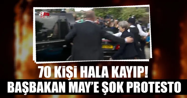 Başbakan May’e şok protesto