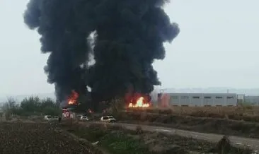 Son dakika: Denizli'de kimya fabrikasında yangın çıktı! #denizli