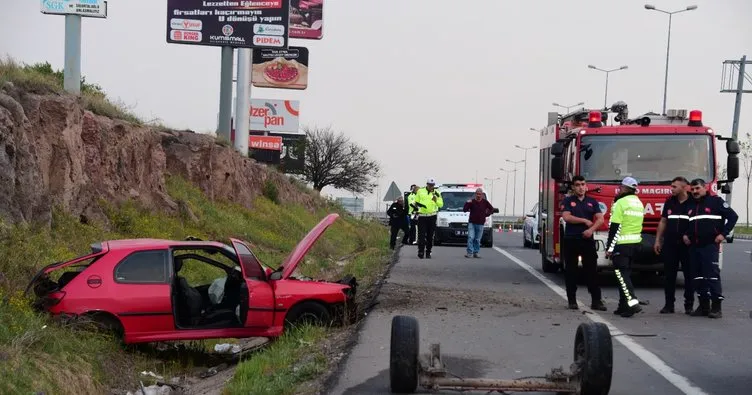 Kayseri’de aşırı hız ölüm getirdi: Emniyet kemeri takılı olmayan sürücü, araçtan fırlayarak hayatını kaybetti
