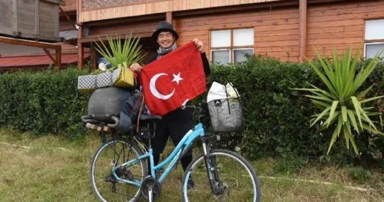 Bisikletiyle dünyayı gezen Japon fotoğrafçı, Türkiye’ye hayran kaldı