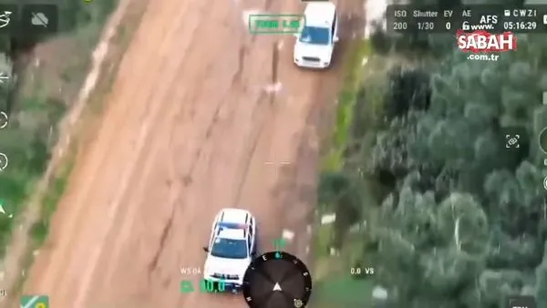 Drone ile yakaladılar… 18 kilo uyuşturucu ele geçirildi | Video