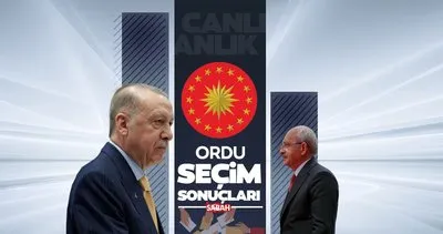 Ordu seçim sonuçları 2023 - 28 Mayıs 2023 Cumhurbaşkanlığı 2. tur Ordu seçim sonuçları ve oy oranları ne oldu, seçimi kim kazandı?