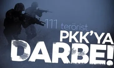 YPG/PKK’ya martta ağır darbe! 111 hain Mart ayında etkisiz