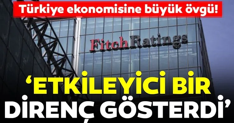 Fitch’ten Türkiye ekonomisi için büyük övgü!