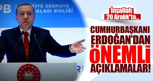 Cumhurbaşkanı Erdoğan Sermaye Piyasaları Kongresinde konuştu