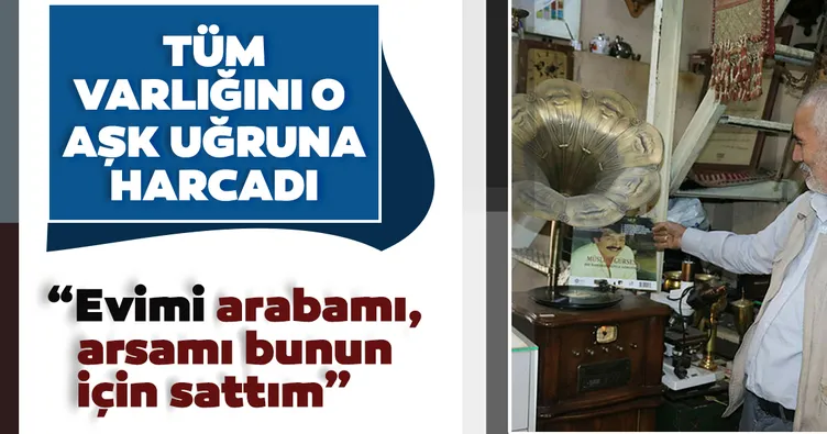 Tüm mal varlığını merakı için harcadı