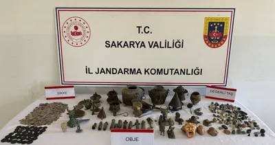 Jandarmadan ‘Anadolu Mirası’ operasyonu: Tam 806 adet ele geçirildi! #sakarya