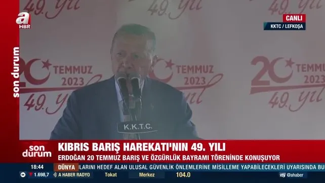 Başkan Erdoğan'dan dünyaya çağrı: KKTC'yi bir an evvel tanıyın | Video