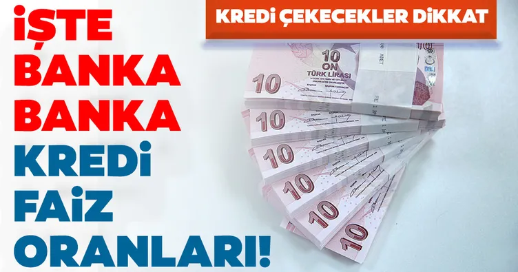 Kredi faiz oranlarıyla ilgili son dakika gelişmesi! Ziraat, Halkbank