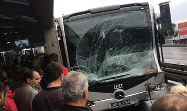 Son dakika: Haramidere’de metrobüs kazası: Çok sayıda yaralı var! Metrobüs seferleri durdu