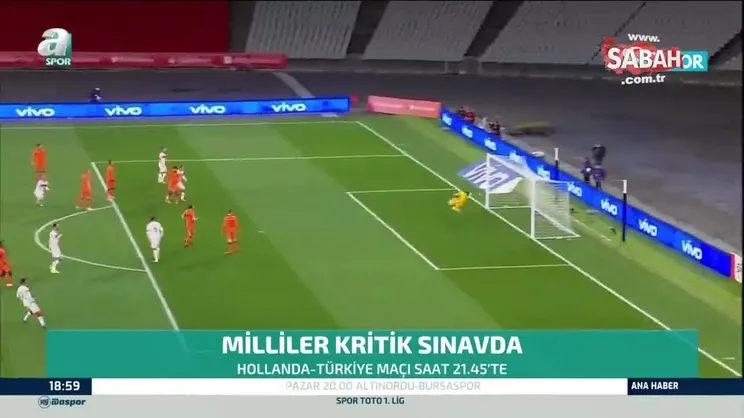 Hollanda - Türkiye maçı canlı izle! | Video