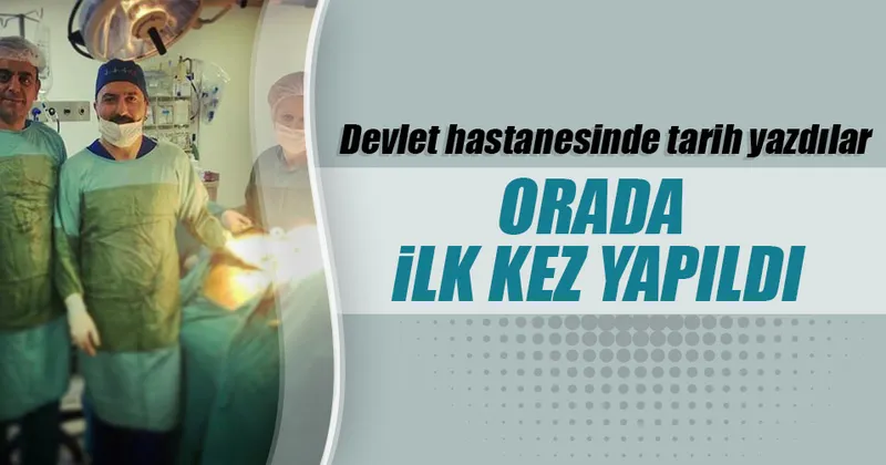 bandirma devlet hastanesi nde ilk kez