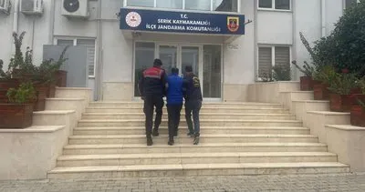 25 yıl 7 ay 15 gün cezası vardı, Serik’te jandarmaya yakalandı #antalya