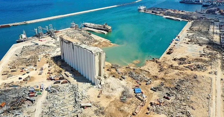 Beyrut Limanı’ndaki patlamada zarar gören siloların yıkılmasına karar verildi